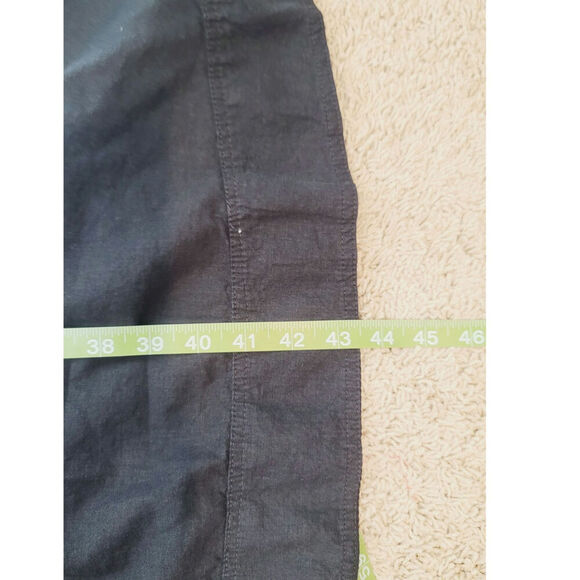 Anthropologie Maeve Greta Linen Midi Dress in Black, sz 0 - Picture 16 of 16